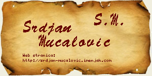 Srđan Mučalović vizit kartica